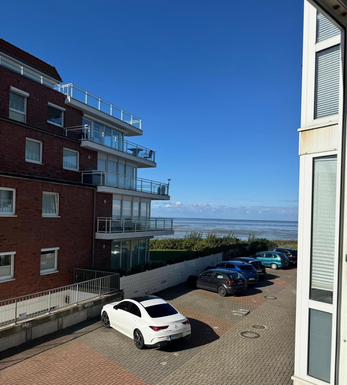 Strandjuwel In Der Seehuette Cuxhaven Duhnen- Exclusive Ferienwohnung Am Strand Mit Meerblick ภายนอก รูปภาพ